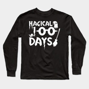 Magical 100 Days Gifts 100th Day of School Teacher Student Long Sleeve T-Shirt
